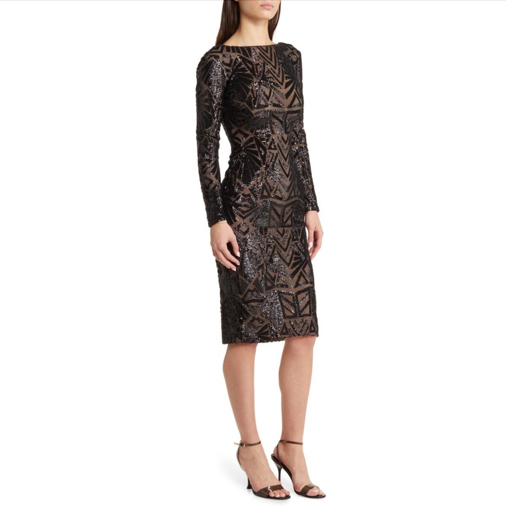 DRESS THE POPULATION: Emery Dress (NWT) - Picture 9 of 15